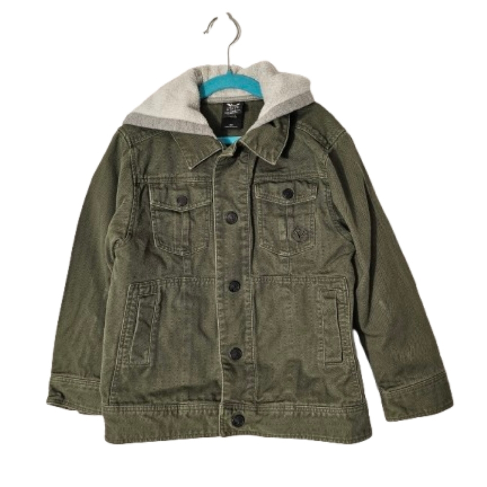 Shaun White Kids Green Hooded Jacket Size XS